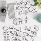 thumbnail image 3 of 14 hojas de calcomanías adhesivas UV DTF para vasos de 16 oz, letras A a Z, calcomanías de letras negras, calcomanías de transferencia del alfabeto sobre calcomanías UV DTF., 3 of 7