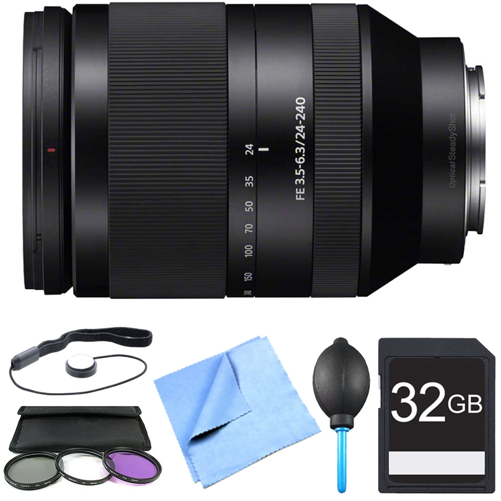 Sel Fe 24 240mm F3 5 6 3 Oss Full Frame E Mount Telephoto Zoom Lens Bundle Includes Lens 72mm Filter Kit 32gb Memory Card Micro Fiber Cloth Lens Cap Keepers And Bust Blower Walmart Com Walmart Com Sel Fe 24 240mm F3 5 6 3 Oss Full Frame E Mount Telephoto Zoom Lens Bundle Includes Lens 72mm Filter Kit 32gb Memory Card Micro Fiber Cloth Lens Cap Keepers And Bust Blower Walmart Com Walmart Com