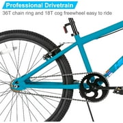 Hiland BMX BIKE 24 & 26 inch, Beginner-Level to Advanced Riders with 2 Pegs for Adults, Multiple Colors