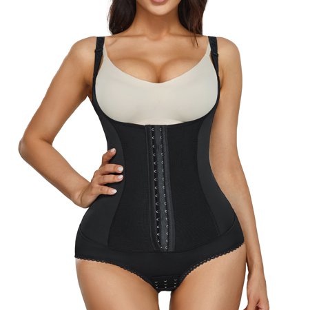 

Molutan Waist Trainer Corset for Women Tummy Control Shapewear Bodysuit Underbust Faja Full Body Shaper Butt Lifter Panties