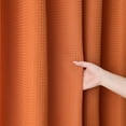 thumbnail image 3 of CAILDANL Black Shower Curtains Black and White Ombre Bath Curtains for Bathroom, Textured Fabric Shower Curtain Liner with 12 Hooks, Water Repellent, Machine Washable, 72 x 72 inch, 3 of 7