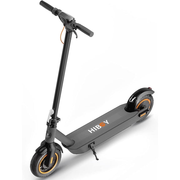 Hiboy S2 MAX Electric Kick Scooter, 40.4 Miles Range, Upgraded 500W Motor, 19 MPH Speed & 10-inch Air-Filled Tire, Portable Commuting Electric Scooter for Adults with App