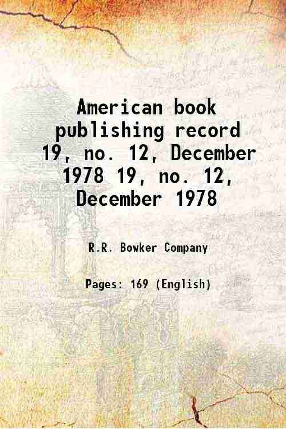 Livre Américain Volume 19, no. 12, Décembre 1978 [Couverture Rigide]