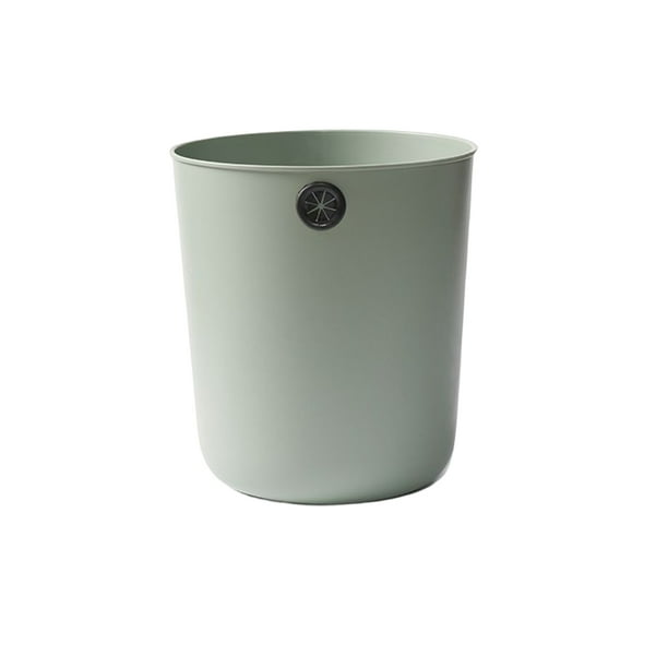 Naiovety Cubo de basura de PP de gran capacidad, cubo de basura para cocina, soporte de almacenamiento de basura, dormitorio, sala de estar, Almacenamiento y organización del hogar Verde Largo