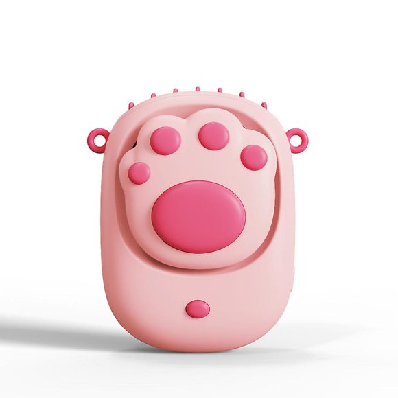 Pink Neck Fan , USB Mini Desk Fan, 1500Mah Portable Personal Fan, 3 Speeds / Hands Free , Suitable for Office, Home, Outdoor Travel