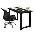 thumbnail image 6 of IM Beauty Modern Computer Desk,120cmLarge Office Desk Computer Table Study Writing Desk Workstation for Home Office, Black, 6 of 7