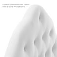 thumbnail image 5 of Modway Sovereign Queen Diamond Tufted Performance Velvet Headboard in White, 5 of 7