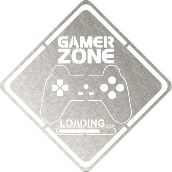 Gamer Zone - Metal Wall Art