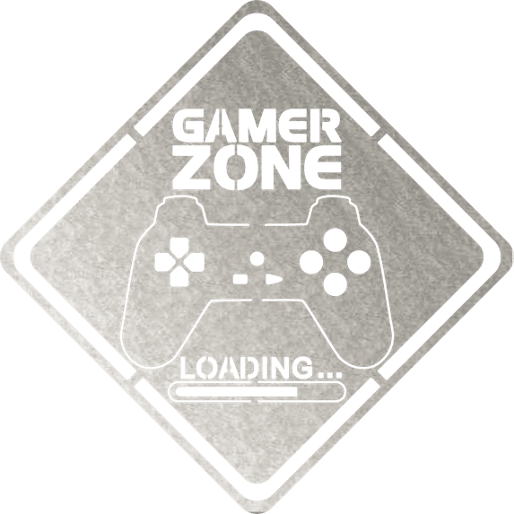 Gamer Zone - Metal Wall Art