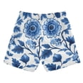 thumbnail image 7 of FORMRS Boys Swim Trunks Quick Dry Mesh Liner Boardshorts Sizes XS-XL, Blue Floral Pattern, 7 of 7