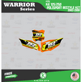 thumbnail image 3 of Kalair GFX Graphics Kit for Kawasaki KX125 POLISPORT RESTYLE (2003-2008) Warrior Series, 3 of 5