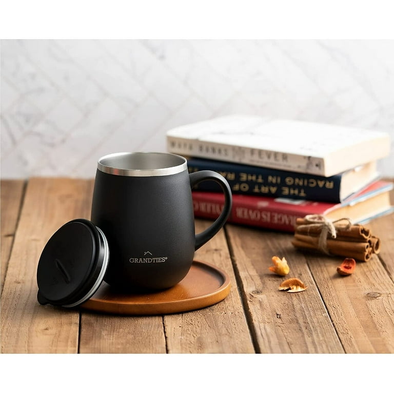 CafePress But First Coffee Travel Mug Stainless Steel Travel Mug, Insulated  20 oz. Coffee Tumbler