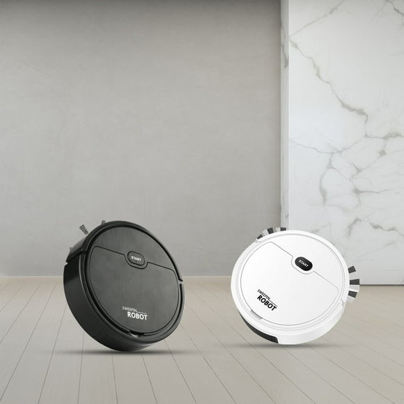 Fiudx Robot Aspirador Inteligente con Potente Succión y Cepillos Giratorios, Aspirador y Fregona Integrados, Limpieza Automática de Suelos, Eliminación de Pelos de Mascotas, Uso Doméstico, Tamaño 21