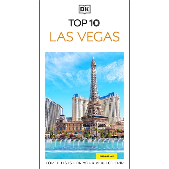 Pocket Travel Guide DK Top 10 Las Vegas: Top 10 Lists for Your Perfect Trip, Plus an All-Weather Folded Map, (Paperback)