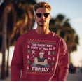 thumbnail image 2 of The Greatest Gift Is Family Fast Furious Ugly Vin Christmas Sweatshirt | Diesel 3 Colors, 2 of 8