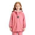 thumbnail image 4 of Girls Windbreaker Jacket Lightweight Wind and Water Resistant Insulated Outerwear Girls Thin Fleece Jacket with Elastic Cuff, 4 of 9
