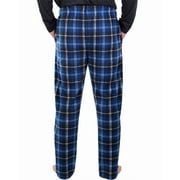 DG Hill Mens Pajama Pants, Fleece Pajama Bottoms with Pockets, Plaid or Camo Mens Sleep Pants