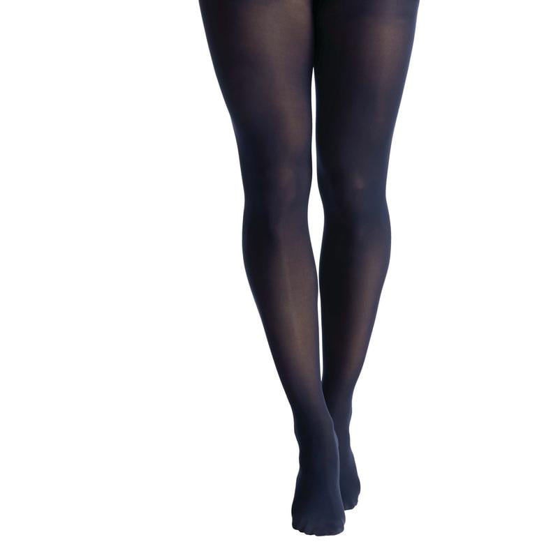 2 Pair Secret Treasures Fleeced Footed Tights Walmart M/l Gray for