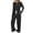Black, variant on MEICHEN Pajamas for Women Set Womens Pajamas 2 Piece Sets Outfits Matching Suits Long Sleeve Sweater Long Pants Pockets Womens Sleepwear