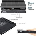 thumbnail image 2 of External CD DVD Drive, USB 3.0 & Type C External DVD CD Player, Plug & Play Burner High Speed Data Transfer DVD Player for Laptop Notebook PC Support Windows/Vista/7/8/10, Mac OS & Linux, 2 of 7