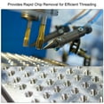 thumbnail image 5 of Uxcell Metric Tap M1.4 x 0.3 H2 Right Hand Thread Plug Ti-coated for Threading Tapping, 5 of 6