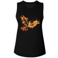 thumbnail image 1 of Hunger Games Mockingjay Pt 2 Pin Black Women's Muscle Tank T-Shirt M, 1 of 2