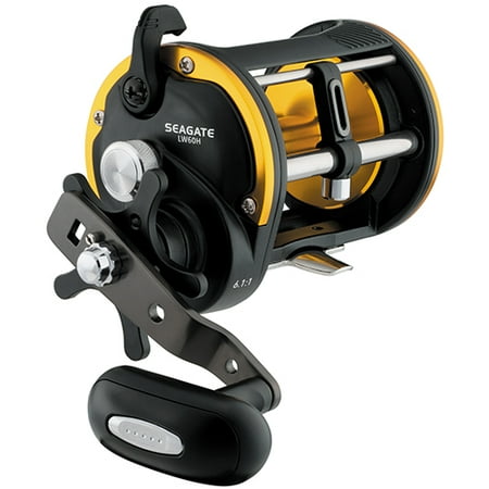 Daiwa Conventional Reel (Daiwa Seagate Levelwind Saltwater Conventional Reel, 60, 6.1:1 Gear Ratio, 1CRBB, 2BB, 1RB Bearings, 20 lb Max Drag, Right)