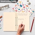 thumbnail image 5 of Notebook 8.3x5.7x0.4 Inch One Sizex2 Journey Note Diary Hardcover Notebook 60 Pages,80g Paper Writing Smooth and Not Easy to Break Lots Of Pretty Flowers, 5 of 8