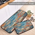 thumbnail image 6 of GZHJMY Kitchen Rugs 2 Piece Waterproof Non Slip Kitchen Mat Japanese Flowers Kitchen Rug Set for Sink Office Kitchen Cafe, 19.7"x47.2"+19.7"x27.6" Carpet Runner, 6 of 7