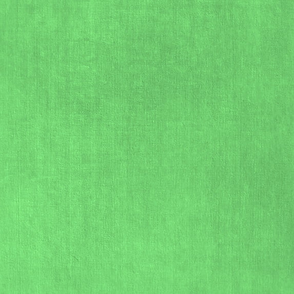 Ahgly Company Indoor Square Solid Emerald Green Modern Area Rugs, 6' Square