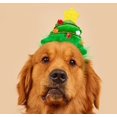 thumbnail image 3 of Diadema navideña NQ con forma DE árbol DE Navidad Verde para perro y gato, 3 of 3