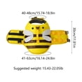 thumbnail image 3 of Little Bee Shape Dog Swimming Vest with Traction Handle, Adjustable Padded Flotation Life Jacket for Pool Beach Boating, Medium 15-22 lb, 3 of 6