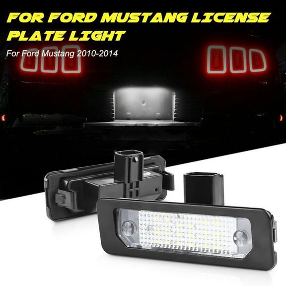 2pcs LED License Plate Lights Tag Lamp for Ford for Focus for Fusion
