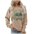 thumbnail image 2 of I Like Them Real Thick And Sprucey Christmas Sweatshirts for Women Long Sleeve Crewneck Funny Graphic Sweatshirt Pullover Top, 2 of 5