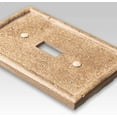 thumbnail image 2 of Amertac 8351TDNC 1 Toggle/1 Duplex Texture Stone Noce Wallplate, 2 of 3