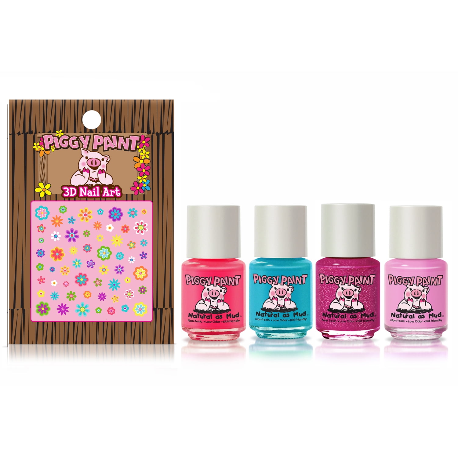 Piggy Paint 100% Non-toxic Girls Nail Polish - Safe, Chemical Free Low Odor  for Kids, Sometimes Sweet - Walmart.com