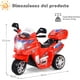 thumbnail image 3 of Costway Moto Montable para Niños Moto Eléctrica Juguete de Batería 6 V con 3 Ruedas Música Incorporada Focos Función Adelante y Atrás Rojo, 3 of 8