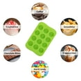 thumbnail image 6 of 4 Pack Shamrock Silicone Molds for St Patrick's Day Accessories Shamrock Ice Cube Mold 3D Large Ice Trays Molds for Ice Cube Jello Chocolate Candy (4), 6 of 8