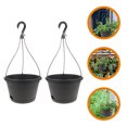 thumbnail image 3 of LEDMOMO Wall Plant Pot Plastic 2Set 9.82X9.82X21.61in, 3 of 9