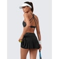 thumbnail image 4 of Falda Deportiva CRZ YOGA Plisada para Tenis Negra Talla M, 4 of 8