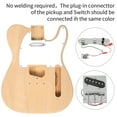 thumbnail image 6 of DIY 6 String TL Style Electric Guitar Kits with Mahogany Body, Maple Neck and Accessories, 6 of 7