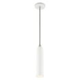 thumbnail image 5 of 46751-03 Livex Lighting Ardmore - 1 Light Pendant in Mid Century Modern Style - 5.13 Inches wide by 16.5 Inches high-White Finish    -Traditional, 5 of 8