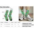 thumbnail image 3 of Bas Roses 67 Chaussettes Imprimées Mignonnes Chaussettes de Baseball, 3 of 5