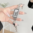 thumbnail image 1 of LEEYNEER Convient aux Bracelets Huawei 8/9 Bracelets en D Bracelets en Métal Bracelets en Forme de Croissant Bracelets pour Femmes Bracelets Huawei 10, 1 of 5