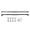 Black, variant on TWOPAGES 18" to 28" Adjustable Gold Cafe Curtain Rod with Rings for Kitchen Bedroom French Door