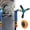 Green, variant on ZOURIH Trampoline Sprinkler Water Trampoline Automatic 360° Water Sprinkler Trampoline Sprinkler for Children Clearance!