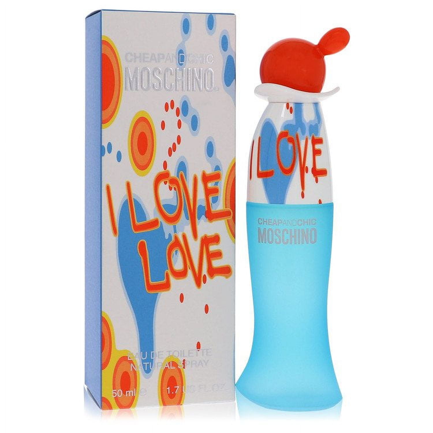 Moschino Fresh Chic I Love Love Mini Perfume for Women, 0.17 oz