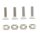 thumbnail image 2 of 4 Tornillos y Placa Kusrkot de Tabla de Surf Metal Acero Inoxidable M8, 2 of 8