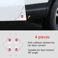thumbnail image 1 of 4 Piezas Pegatinas Anticolisión Para Puertas Esquinas Antiarañazos Para Puerta De Coche Esquina Guardias Universal Tiras De Automóviles huangjie unisex, 1 of 2