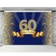 thumbnail image 5 of Fondo de fotografía de feliz 60.º cumpleaños para hombres adultos, azul marino y dorado brillante, fondo de sesenta años, decoraciones brillantes para fiesta de 60.º aniversario., 5 of 5